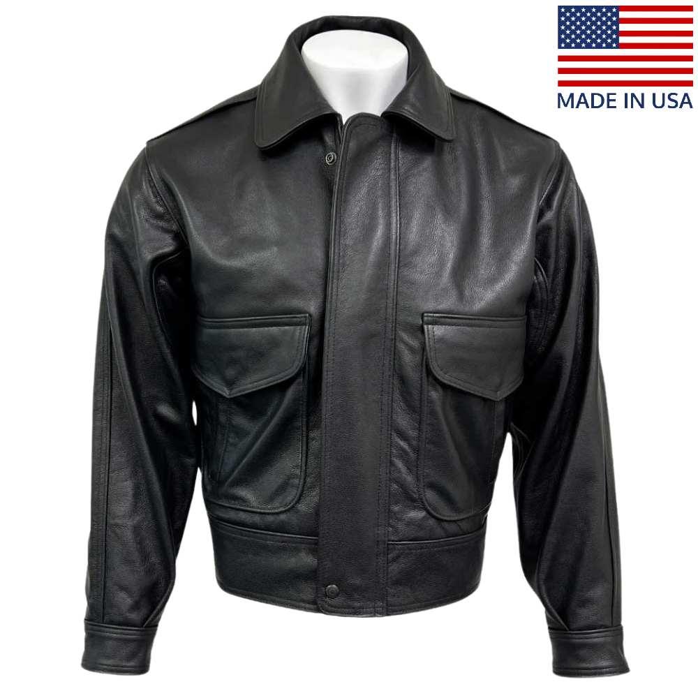 Legendary Privé Pilot Mens Leather Aviator Jacket - Legendary USA