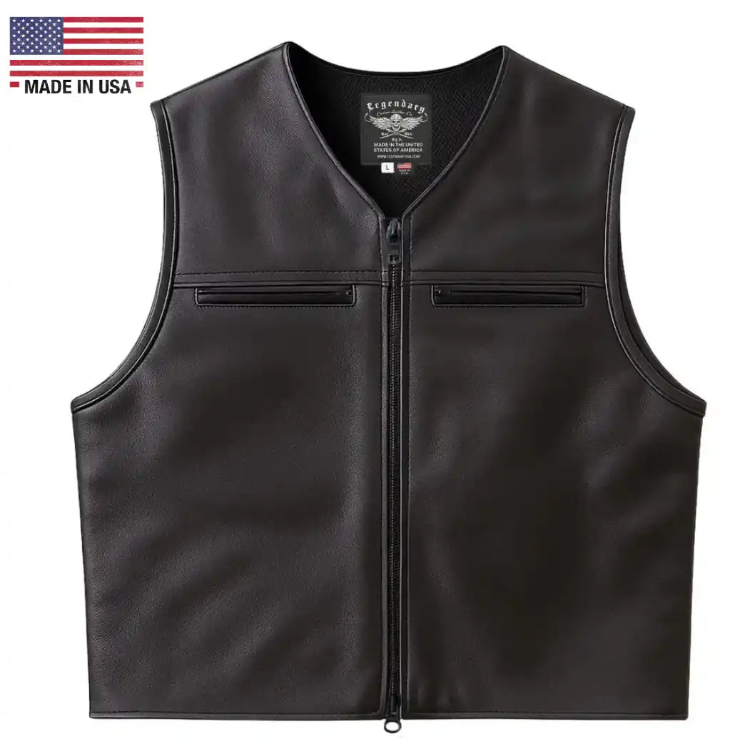 レザーベスト Made in USA legendary-usa-beatdown-vest-