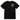 Front of Legendary USA black t-shirt with metallic gold eagle logo on left chest, made in USA