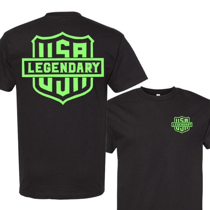 Legendary USA 'Neons Back' Mens T-Shirt - Legendary USA