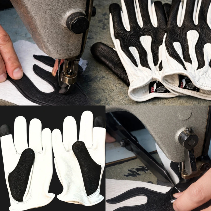 Spitfire Flame Deerskin Gloves 12 Color Ways w/ Touchscreen