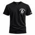 Legendary USA Bolt Logo T-Shirt limited edition black front view with Legendary U.S.A bolt logo on chest