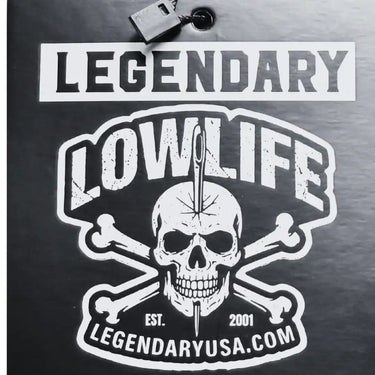 Legendary No Life series product hangtag close-up on dark background