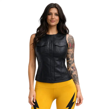 Legendary Lowlife 'Trap Star' Women's Club Style Motorcycle Vest