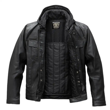 Legendary 'No Mercy' Men's Premium Leather Lightweight Motorcycle Jacket
