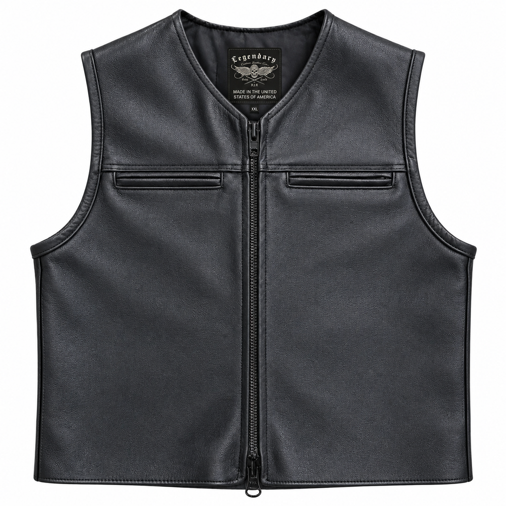 Legendary Beatdown Fitted Club Leather Vest