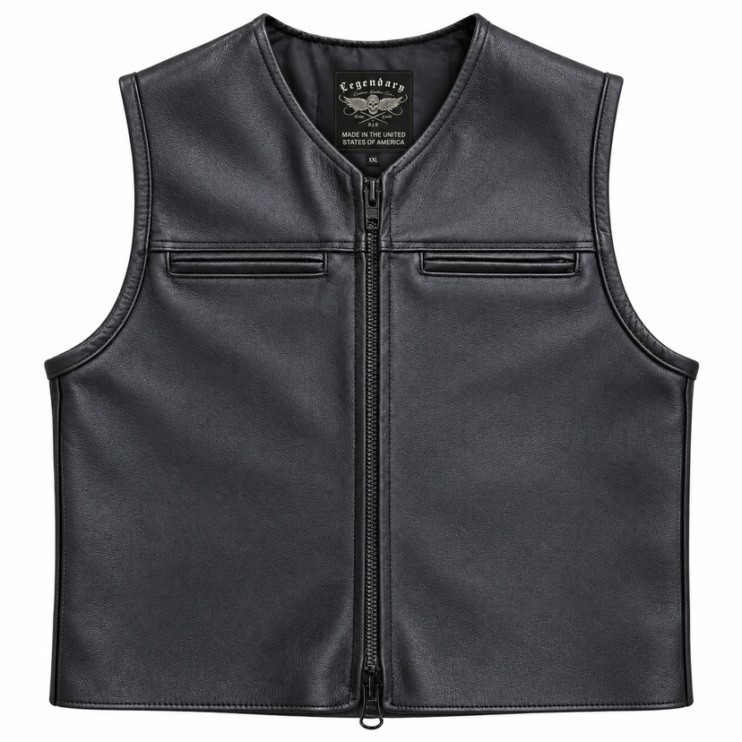Legendary Beatdown Fitted Club Leather Vest