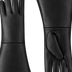 Primary view of Legendary USA gauntlet deerskin gauntlet gloves, with brand detailing visible
