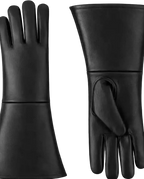 Primary view of Legendary USA gauntlet deerskin gauntlet gloves, with brand detailing visible