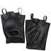 Front view featuring Legendary fingerless deerskin gloves, with brand detailing visible