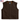Legendary LowLife NOP Dark Chocolate Cropped Fitted Leather Club Style Motorcycle Vest
