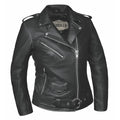 Lola - Womens Premium Leather Motorcycle Jacket