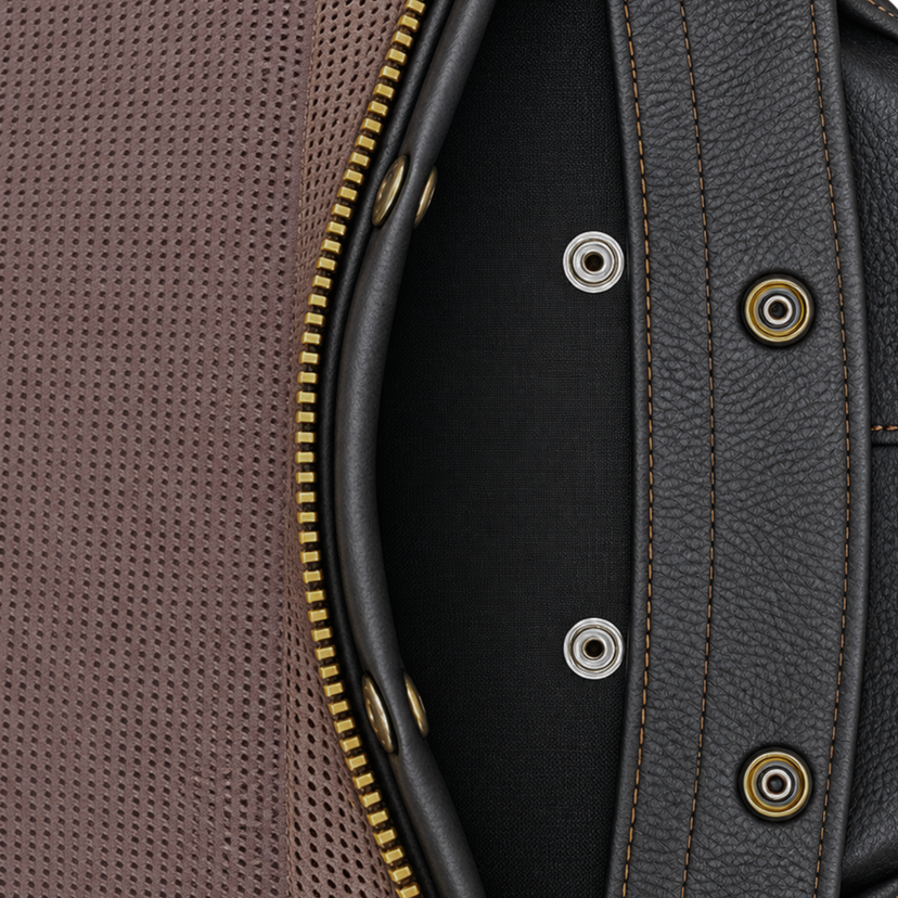 Legendary LowLife Leather Cropped Club Vest - Dark Chocolate