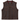 Legendary LowLife Leather Cropped Club Vest - Dark Chocolate