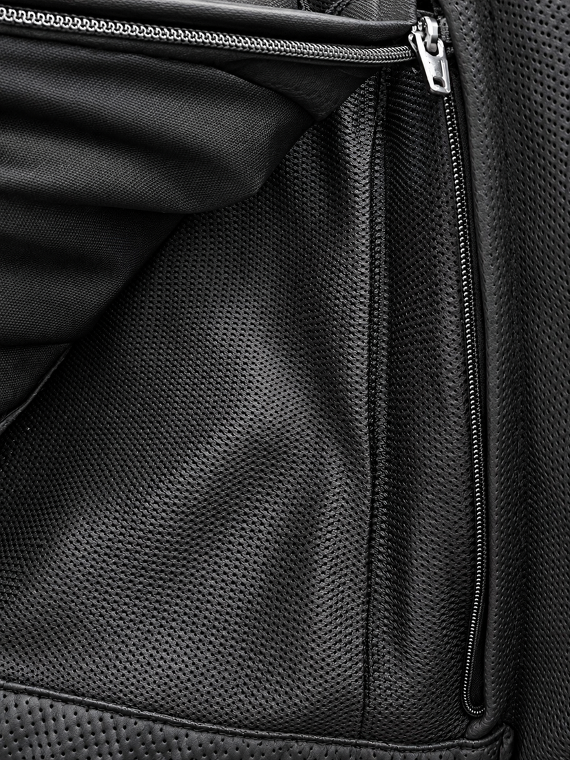 LowLife ‘2Fer1’ Cropped Perforated Leather Vest