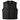 Legendary LowLife Leather Cropped Club Vest in black cowhide made in USA, a motorcycle vest