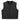 Legendary LowLife NCP Perforated Leather Club Vest in black cowhide made in USA, a motorcycle vest