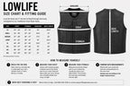 Size chart for the Legendary 'White Monster' Perforated Leather Club Vest with body measurements to help find your fit