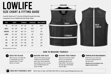 LowLife Size Chart & Fitting Guide
