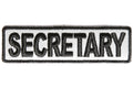 Secretary Patch 3.5 Inch Reflective