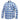 Men's Blue and White Flannel Shirt by DERRINGER Flannel Co. in white flannel