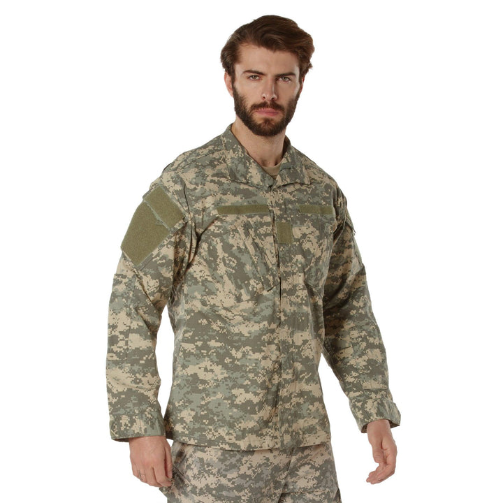 Mens Camo Combat Uniform Shirt by Rothco - Legendary USA