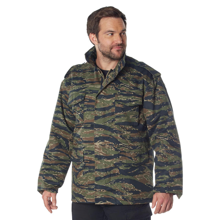 Mens Camo M-65 Field Jacket by Rothco - Legendary USA