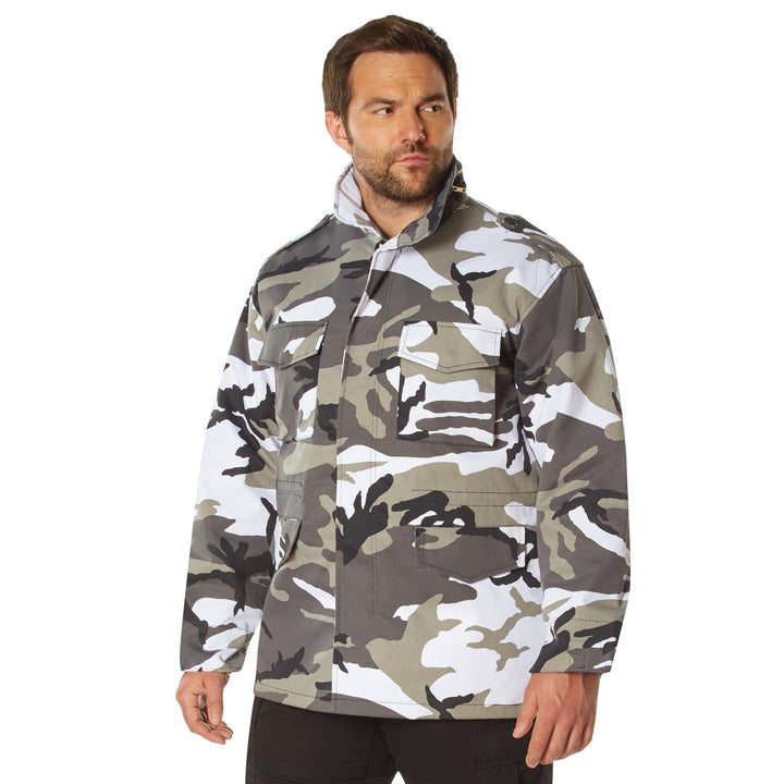 Mens Camo M-65 Field Jacket by Rothco - Legendary USA