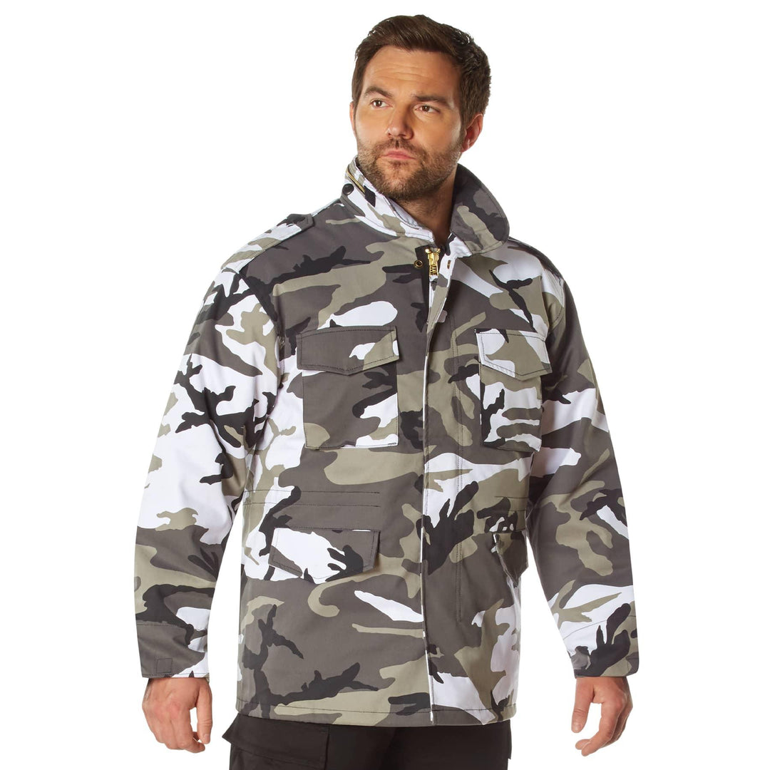 Mens Camo M-65 Field Jacket by Rothco - Legendary USA