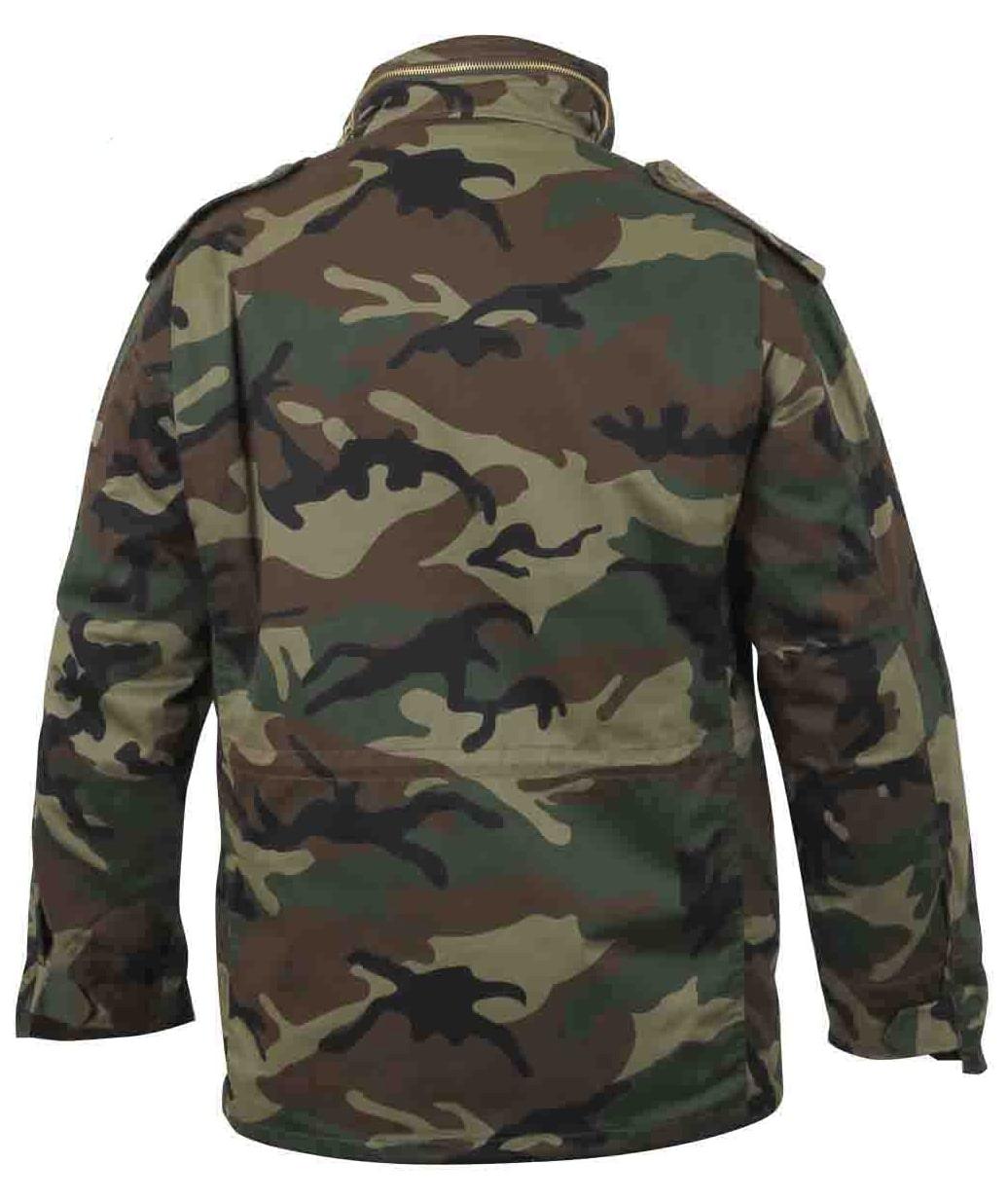 Mens Camo M-65 Field Jacket by Rothco - Legendary USA