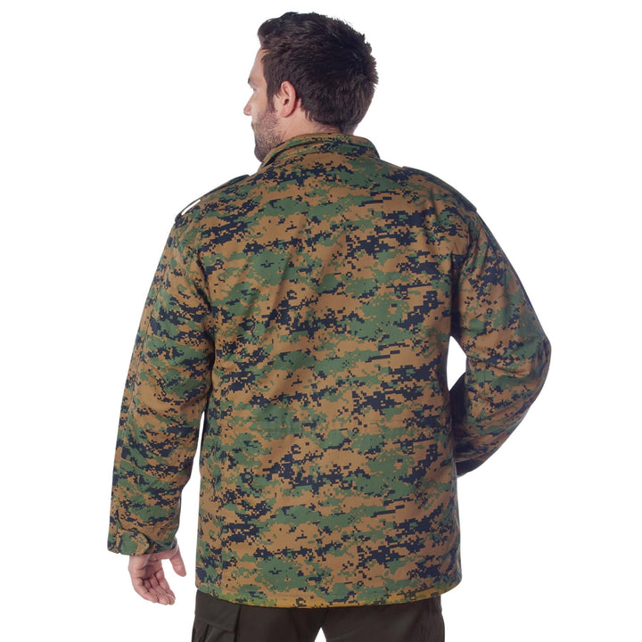 Mens Camo M-65 Field Jacket by Rothco - Legendary USA