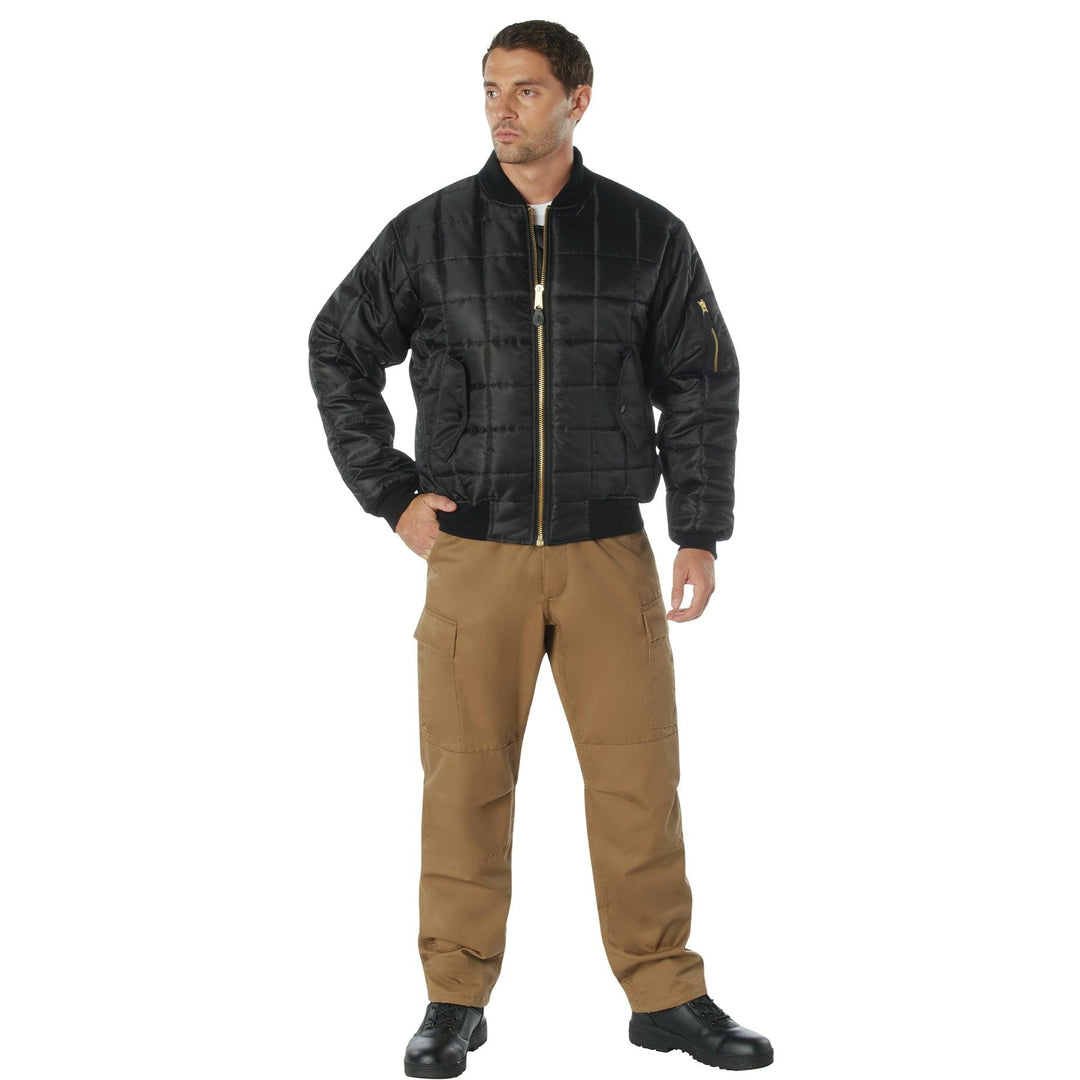 Mens Quilted MA-1 Flight Jacket by Rothco - Legendary USA