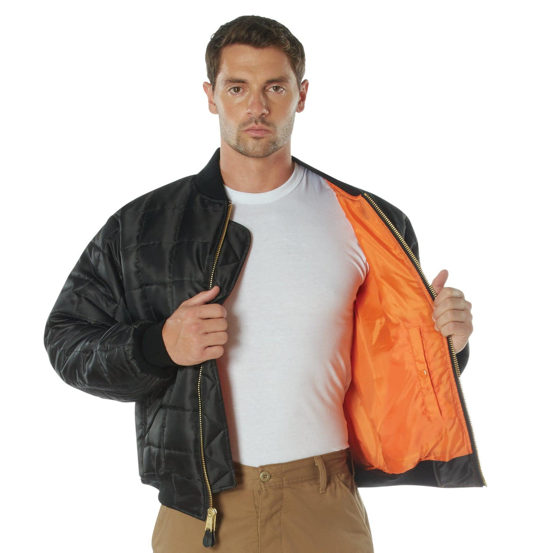 Mens Quilted MA-1 Flight Jacket by Rothco - Legendary USA