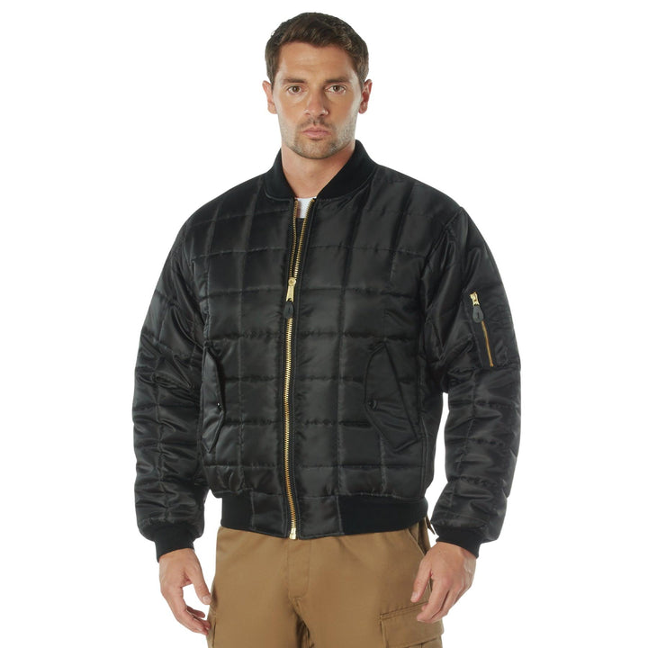 Mens Quilted MA-1 Flight Jacket by Rothco - Legendary USA