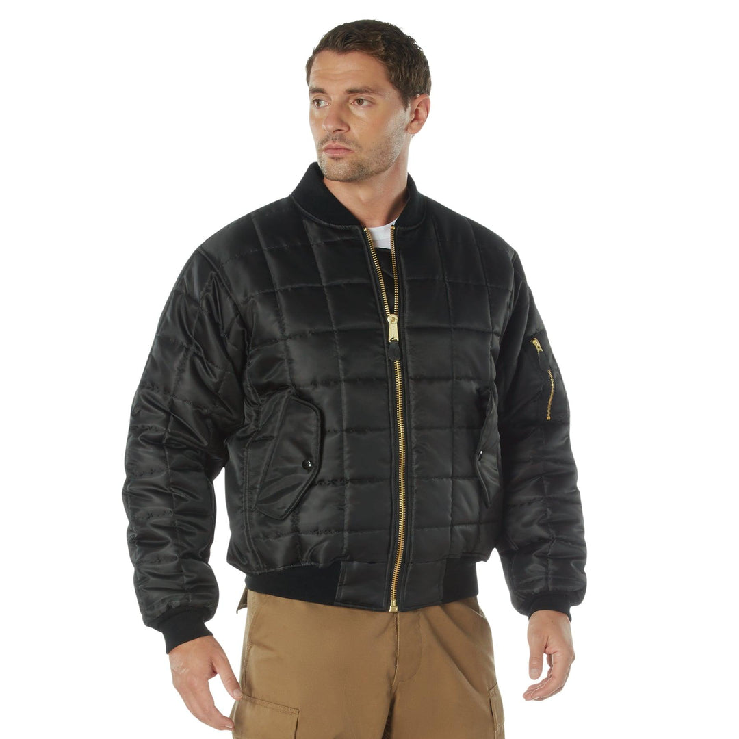 Mens Quilted MA-1 Flight Jacket by Rothco - Legendary USA