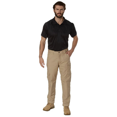 Front-facing view of Men's Rothco tactical pants, shown on plain studio background