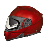 Daytona Glide Modular Motorcycle Helmet - Bluetooth Ready, Dual Visor - Black Cherry | DOT Approved