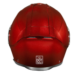 Daytona Glide Modular Motorcycle Helmet - Bluetooth Ready, Dual Visor - Black Cherry | DOT Approved