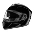Daytona Glide Modular Motorcycle Helmet - Bluetooth Ready, Dual Visor - Hi-Gloss Black | DOT Approved