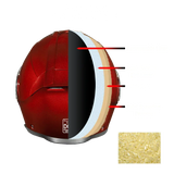 Daytona Glide Modular Motorcycle Helmet - Bluetooth Ready, Dual Visor - Black Cherry | DOT Approved