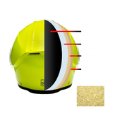 Daytona Glide Modular Motorcycle Helmet - Bluetooth Ready, Dual Visor - Fluorescent Yellow | DOT Approved