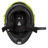 Daytona Glide Modular Motorcycle Helmet - Bluetooth Ready, Dual Visor - Fluorescent Yellow | DOT Approved