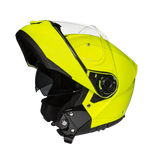 Daytona Glide Modular Motorcycle Helmet - Bluetooth Ready, Dual Visor - Fluorescent Yellow | DOT Approved