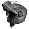 Daytona Glide Modular Motorcycle Helmet - Bluetooth Ready, Dual Visor - Gun Metal Grey Metallic | DOT Approved