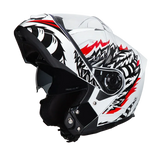 Daytona Glide Modular Motorcycle Helmet - Bluetooth Ready, Dual Visor - Phoenix | DOT Approved