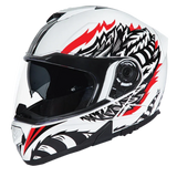Daytona Glide Modular Motorcycle Helmet - Bluetooth Ready, Dual Visor - Phoenix | DOT Approved