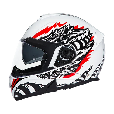 Daytona Glide Modular Motorcycle Helmet - Bluetooth Ready, Dual Visor - Phoenix | DOT Approved
