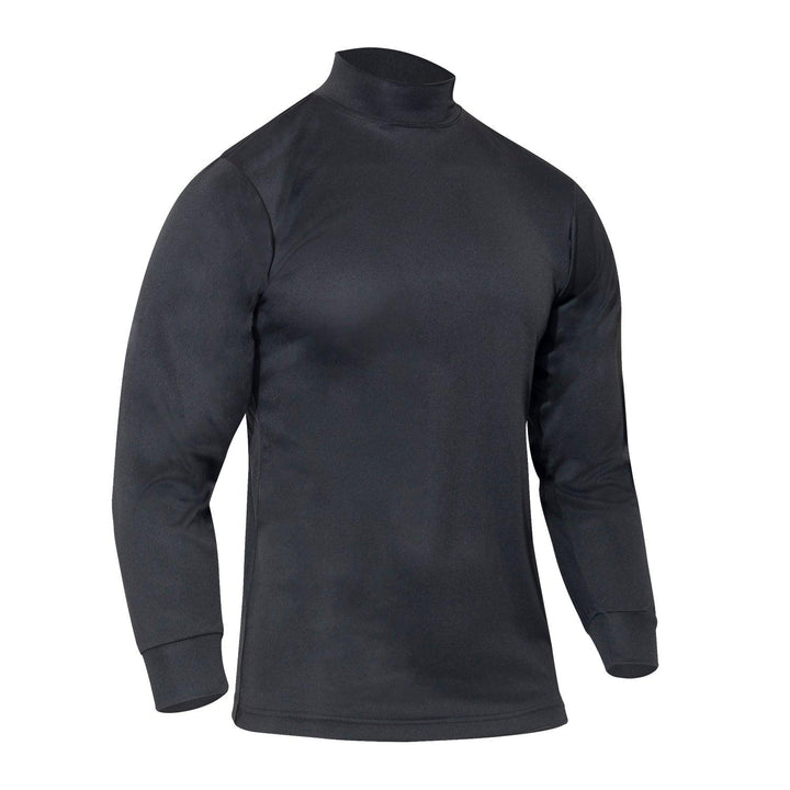 Moisture Wicking Mock Turtleneck - Black by Rothco - Legendary USA