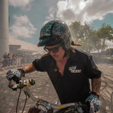 Daytona Cruiser Open Face Motorcycle Helmet - Visor & Graphics - Money | DOT Approved