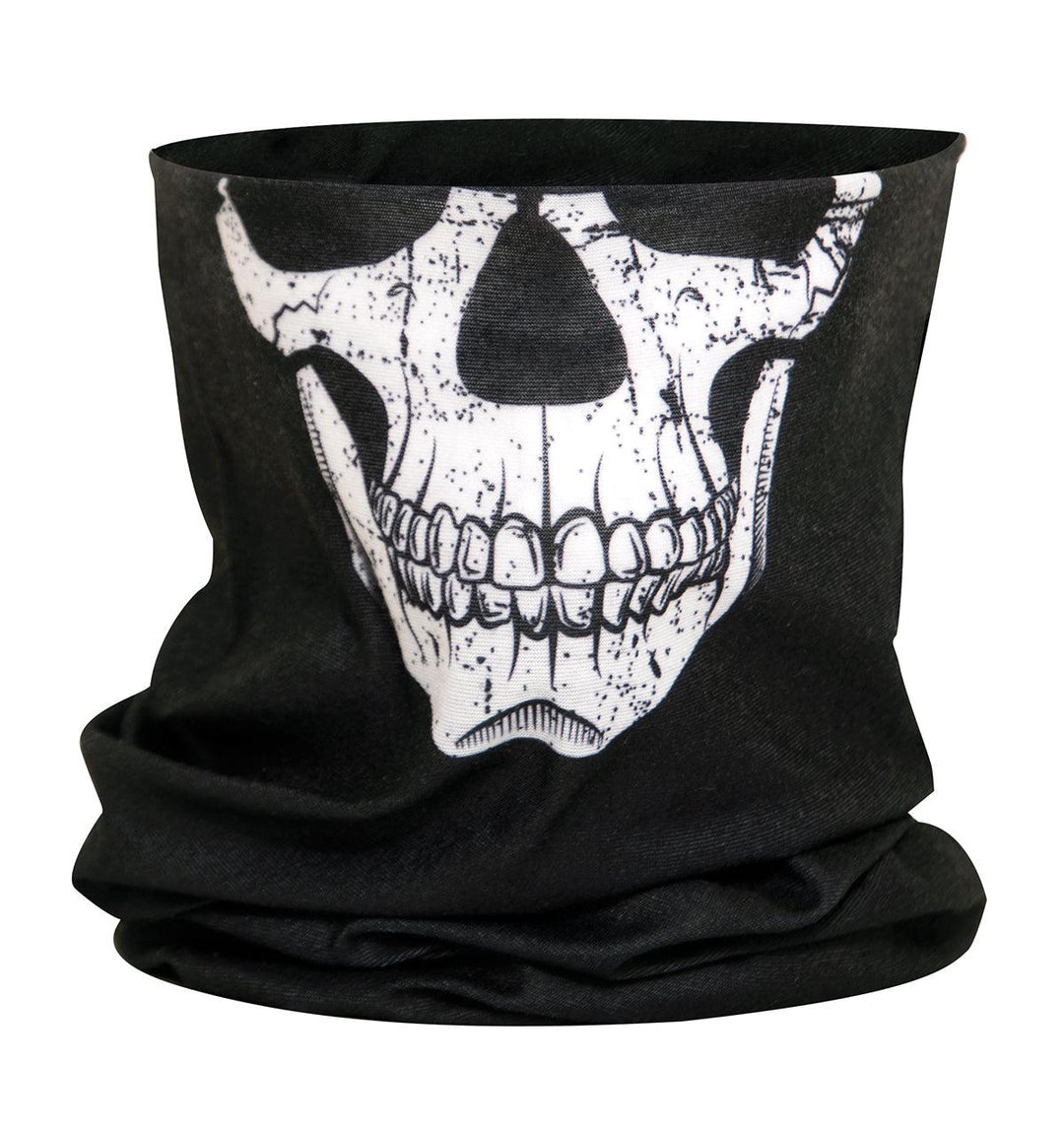 Motorcycle Riding Neck Gaiter and Face Covering - SKULL Print - Legendary USA